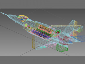 lockheed martin f-22 raptor 3D Model