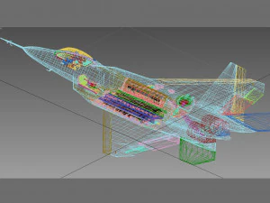 lockheed martin f-22 raptor 3D Model