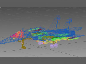 sukhoi su-34 fullback Modelo 3D
