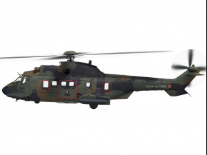 eurocopter as332 super puma 3Dモデル