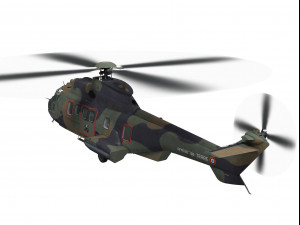 eurocopter as332 super puma 3Dモデル
