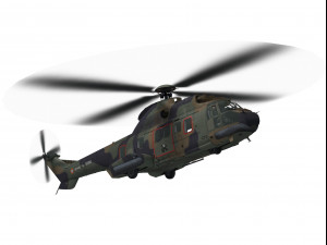 eurocopter as332 super puma 3Dモデル