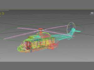 eurocopter as332 super puma 3Dモデル