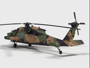 sikorsky uh-60 black hawk Modelo 3D