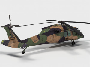 sikorsky uh-60 black hawk Modelo 3D