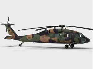 sikorsky uh-60 black hawk 3D Model