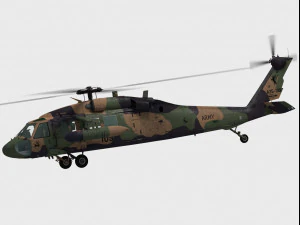sikorsky uh-60 black hawk 3D Model