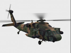 sikorsky uh-60 black hawk 3D Model