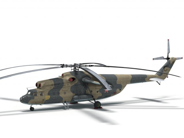 mil mi-6 hook 3D Model .c4d .max .obj .3ds .fbx .stl .blend 