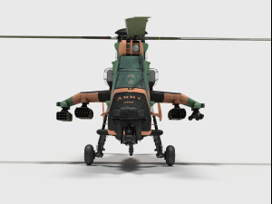 eurocopter ec665 arh tiger australian scheme 3Dモデル