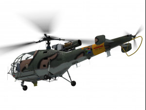 Aerospatiale alouette iii Modèle 3D