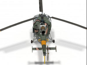 Aerospatiale alouette iii Modèle 3D