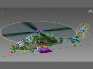 agusta a129 mangusta 3D Model