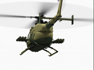 mbb bo 105 3D Model