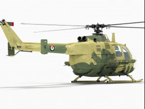 mbb bo 105 3D Model