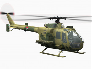mbb bo 105 Model 3D
