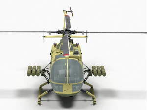 mbb bo 105 3D Model