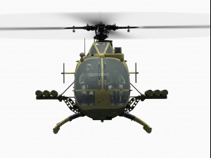mbb bo 105 Model 3D