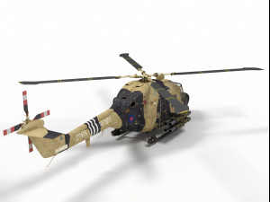 westland lynx 3D 모델