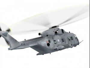 agustawestland eh-101 merlin 3D Model