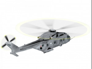 agustawestland eh-101 merlin 3D Model