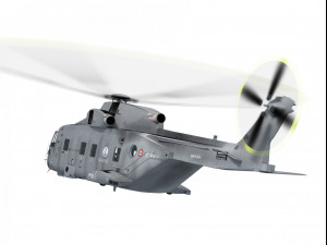 agustawestland eh-101 merlin 3D Model
