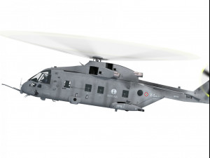 agustawestland eh-101 merlin 3D Model