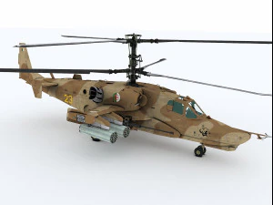 kamov ka-50 hokum a Modello 3D
