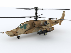 kamov ka-50 hokum a 3Dモデル