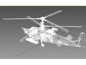 kamov ka-50 hokum a 3Dモデル