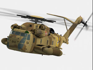 sikorsky ch-53e super stallone Modello 3D