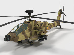 boeing ah-64 d apache longbow 3D-Modell