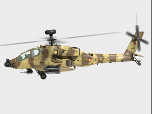 boeing ah-64 d apache longbow 3D-Modell
