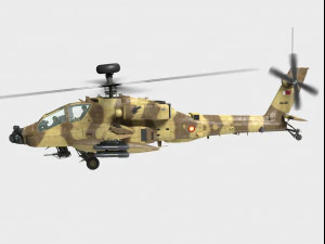 boeing ah-64 d apache longbow 3D Model