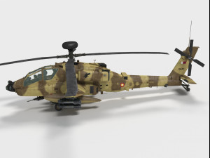 boeing ah-64 d apache longbow 3D-Modell