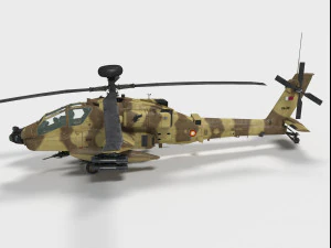 boeing ah-64 d apache longbow 3D Model