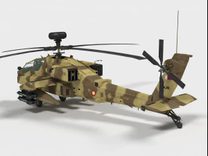 boeing ah-64 d apache longbow 3D Model