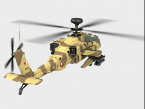 boeing ah-64 d apache longbow 3D Model