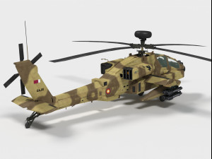 boeing ah-64 d apache longbow 3D-Modell