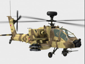boeing ah-64 d apache longbow 3D-Modell