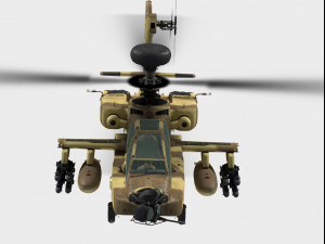 boeing ah-64 d apache longbow 3D-Modell