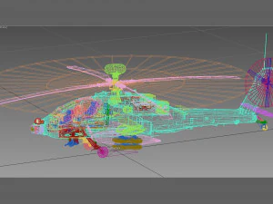 boeing ah-64 d apache longbow 3D Model