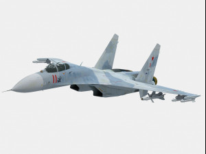 sukhoi su-27 flanker 3D मॉडल