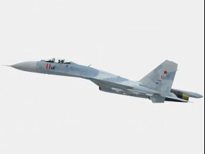 fiancheggiatore del Sukhoi Su-27 Modello 3D
