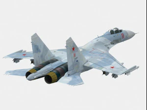 fiancheggiatore del Sukhoi Su-27 Modello 3D