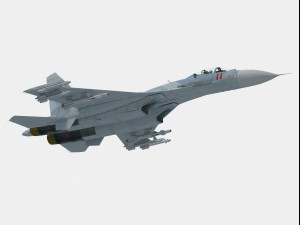 sukhoi su-27 flanker 3D Model
