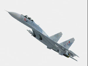 fiancheggiatore del Sukhoi Su-27 Modello 3D