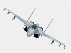 fiancheggiatore del Sukhoi Su-27 Modello 3D