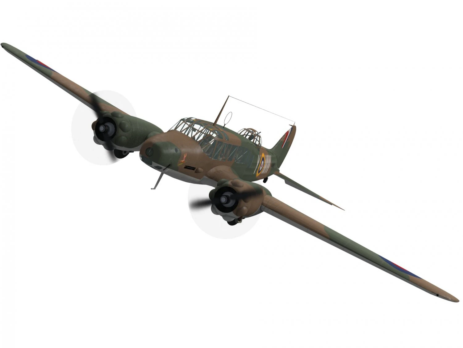 avro anson 3D Model .c4d .max .obj .3ds .fbx .stl .blend