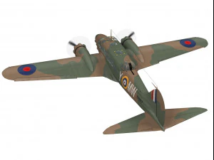 avro anson 3D Model